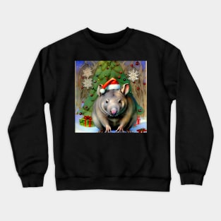 Christmas Wombat Crewneck Sweatshirt